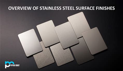 surface finish sheet metal|different types of surface finishes.